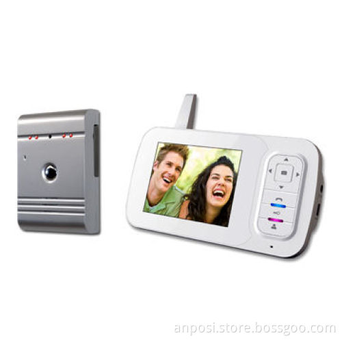 2.4GHz Wireless Video Door Intercom, Unlock/Monitor Function